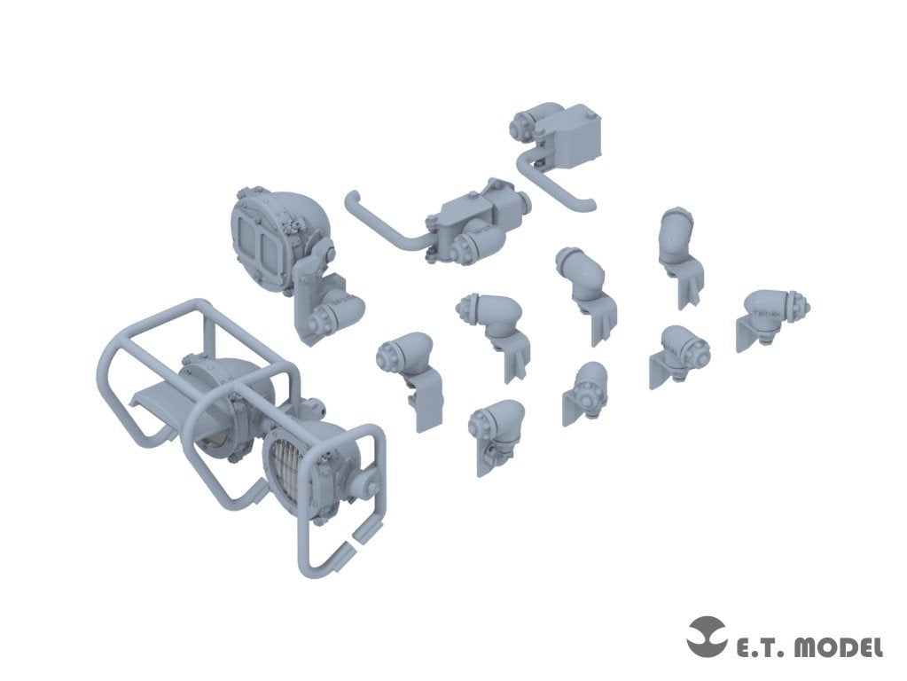 Kit d&amp;#39;éclairage ET Model P35-269 pour chars russes de la famille T-62 (impression 3D) à l&amp;#39;échelle 1/35 – image 2