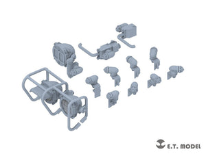 Kit d&amp;#39;éclairage ET Model P35-269 pour chars russes de la famille T-62 (impression 3D) à l&amp;#39;échelle 1/35 – image 2