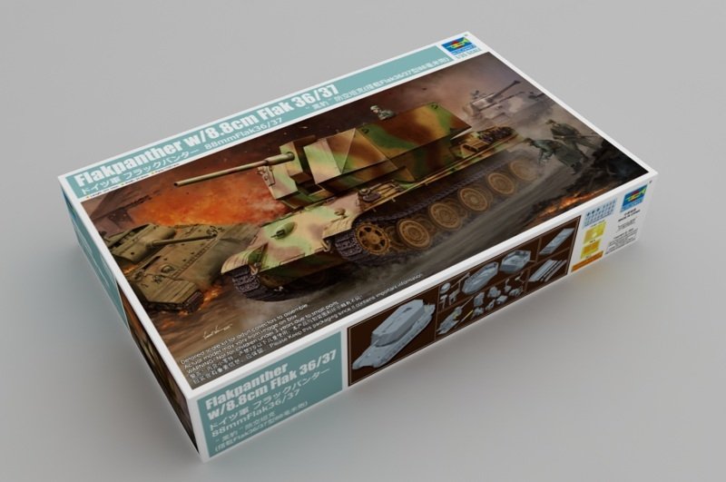 Trumpeter 09531 Flakpanther w/8.8cm Flak 36/37 1/35 – image 2