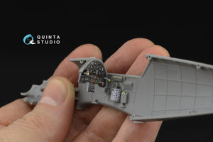 Quinta Studio QD48532 Bf 109E-3/4 3D-Printed &amp;amp; coloured Interior on decal paper (HobbyBoss) 1/48 – zdjęcie 2