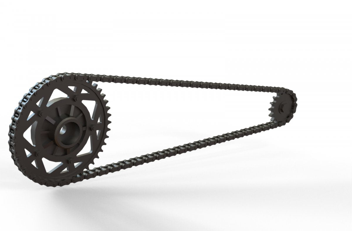 Falcon Scale Models FSM008 Yamaha YZF R1M - chain for Tamiya 14133 1/12 – immagine 2
