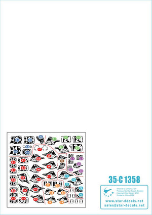 Star Decals 35-C1358 s.Pz.Abt. 505 1943-44 Tiger I on Eastern front 1944-45. Early and mid production Tiger I and Befehls-Tiger 1/35 – imagen 2