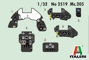 Italeri 2519 Macchi C.205 Veltro 1/32 – zdjęcie 3