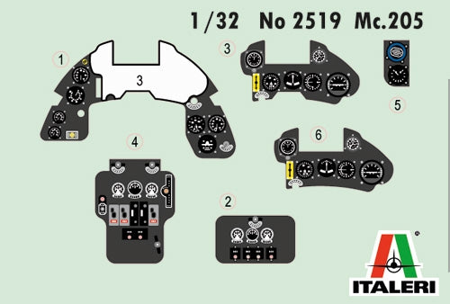 Italeri 2519 Macchi C.205 Veltro 1/32 – zdjęcie 3