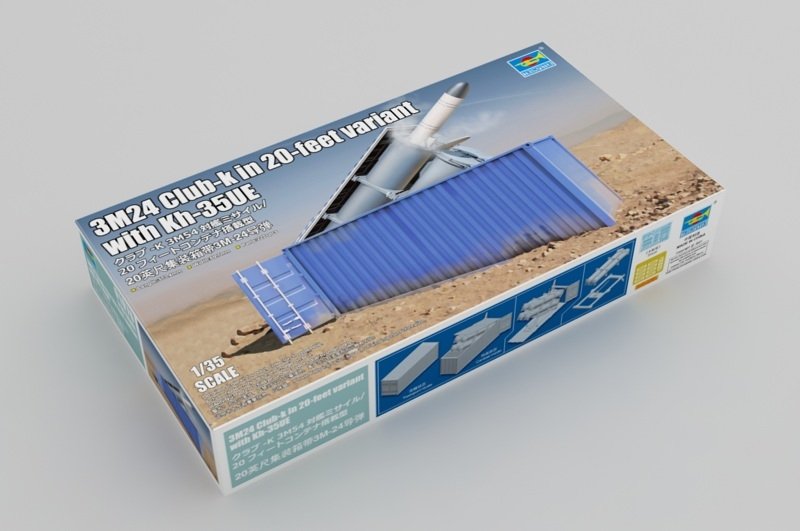 Trumpeter 01076 3M54 Club-k in 20-feet variant with Kh-35UE 1/35 – zdjęcie 2