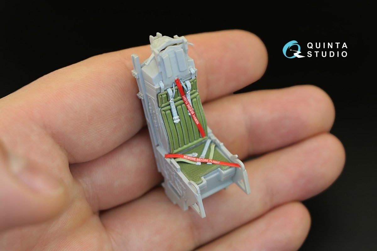 Quinta Studio QD32008 A-10A 3D-Printed &amp;amp; colored Interior on decal paper (for Trumpeter kit) 1/32 – image 9