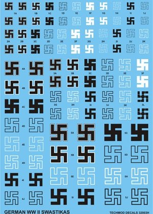 Techmod 32003 - German WWII Swastikas 1/32