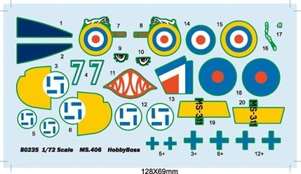 Hobby Boss 80235 French MS.406 Fighter 1/72 – zdjęcie 2