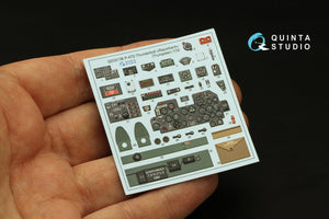 Quinta Studio QD32136 P-47D Razorback 3D-Printed &amp;amp; coloured Interior on decal paper (Trumpeter) 1/32 – zdjęcie 3