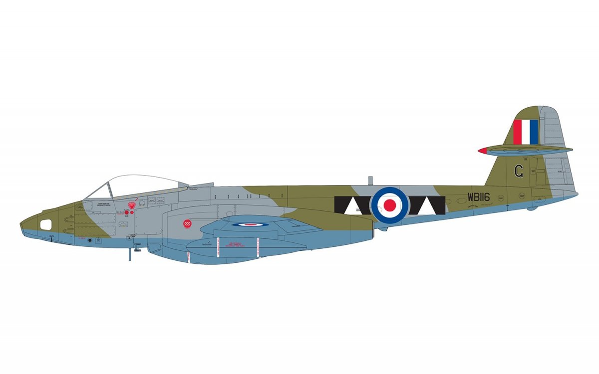Airfix 09188 Gloster Meteor FR.9 1/48 – zdjęcie 4