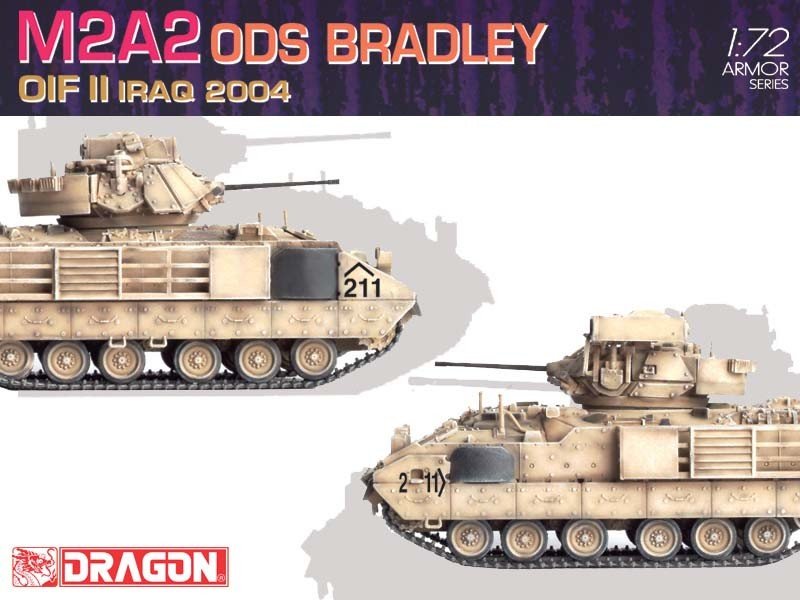 Dragon 7247 M2A2 Bradley ODS 2004 1/72 – zdjęcie 2