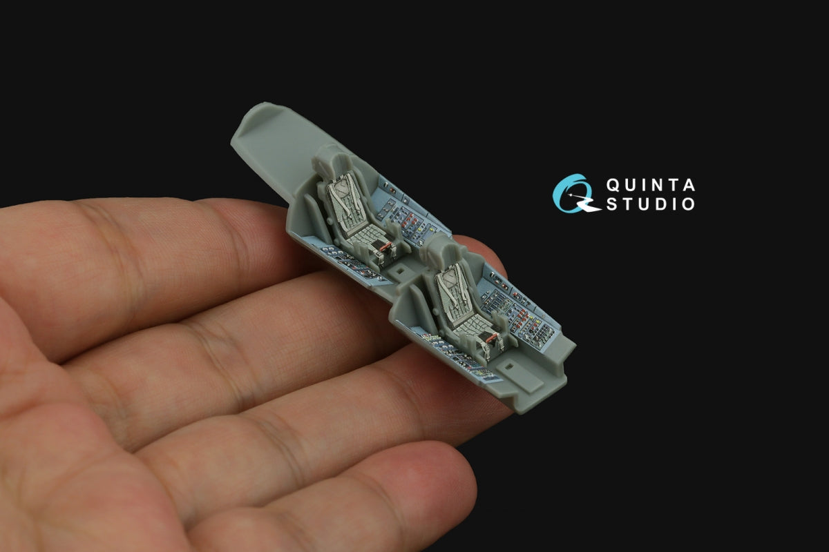 Quinta Studio QD+72178 Su-27UB 3D-Printed &amp;amp; coloured Interior on decal paper (Trumpeter) (with 3D-printed resin part) 1/72 – zdjęcie 9