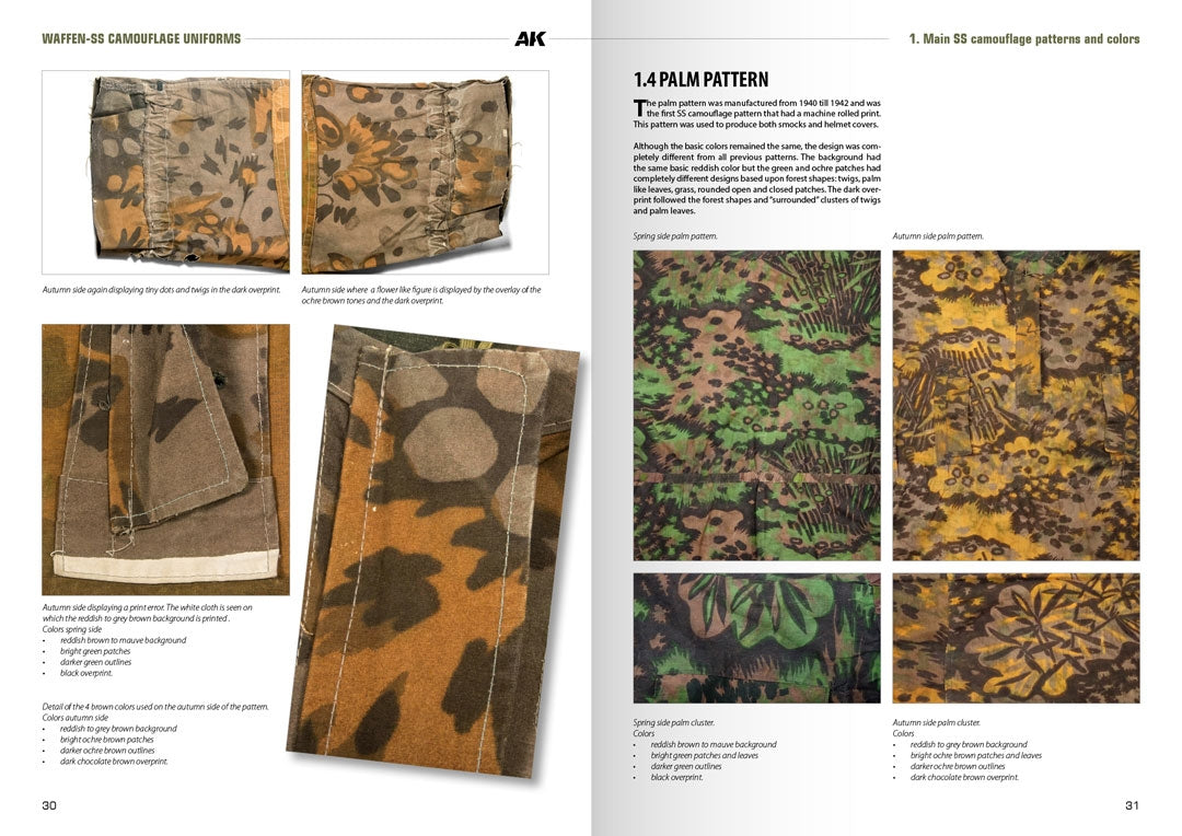 AK Interactive AK130008 WAFFEN-SS CAMOUFLAGE UNIFORMS BY WERNER PALINCKX (English) – image 3