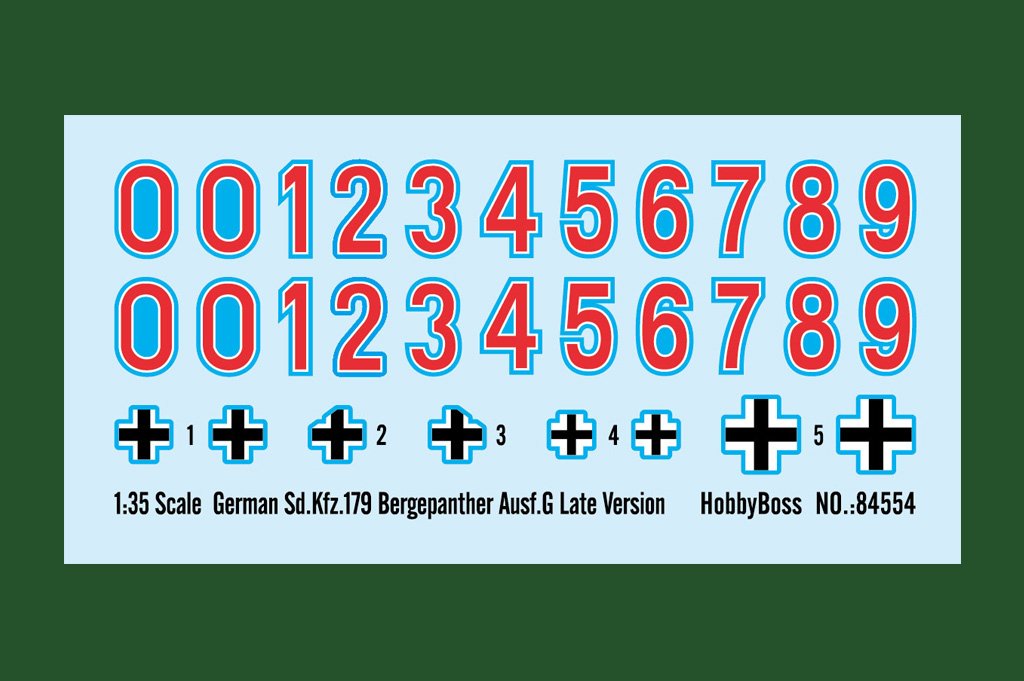 Hobby Boss 84554 German Sd.Kfz.179 Bergepanther Ausf.G Late Version 1/35 – zdjęcie 3