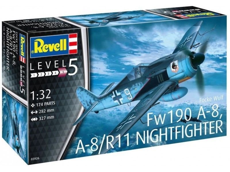 Revell 03926 Focke Wulf Fw190A-8, A-8/R11 Nightfighter 1/32