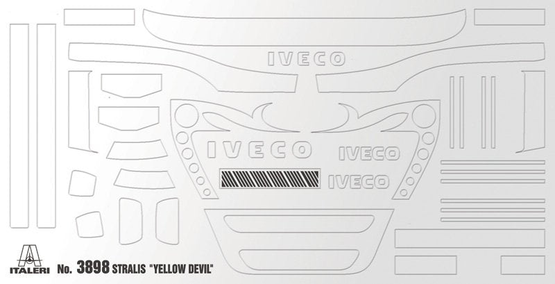 Italeri 3898 IVECO STRALIS YELLOW DEVIL 1/24 – zdjęcie 4