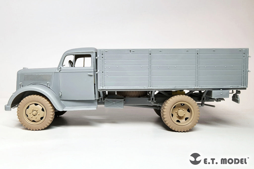 E.T. Model P35-169 WWII German 3t 4x2 Cargo Truck Sagged Wheels 1/35 – zdjęcie 7