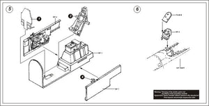 Aires 4223 P-51B/C Mustang cockpit set 1/48 TAMIYA – image 3