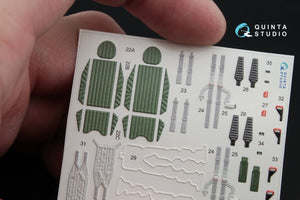 Quinta Studio QD48007 Yak-130 3D-Printed &amp;amp; colored Interior on decal paper (for Zvezda kits) 1/48 – image 5