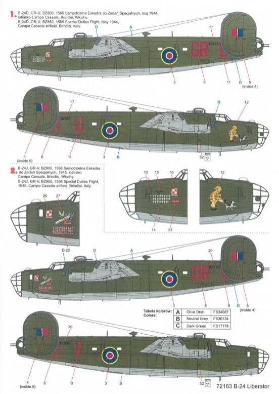 Techmod 72163 B-24 Liberator 1/72 – zdjęcie 4