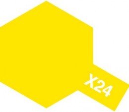 Tamiya X24 Clear Yellow (81524) Acrylic paint 10ml – zdjęcie 2
