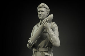 Panzer Art FI35-051 British RAC North Africa loading 75mm ammo soldier No.1 1/35 – zdjęcie 2