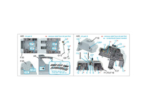 Quinta Studio QDS-35132 AH-64A 3D-Printed colored Interior on decal paper (Trumpeter) (Small version) 1/35 – image 2