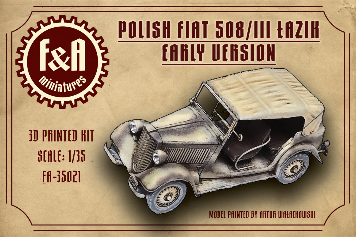 F&amp;amp;A Miniatures FA-35021 Fiat 508/III Łazik early version 1/35