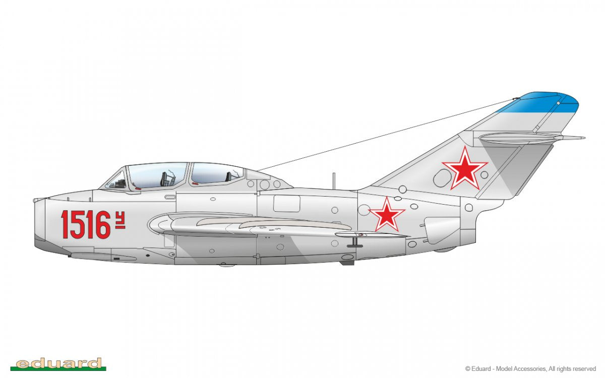 Eduard 7055 UTI MiG-15 1/72 – image 15