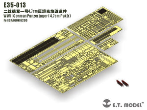 ET Model E35-013 WWII German Panzerjager I 4.7cm Pak(t) (For DRAGON 6230) (1/35)
