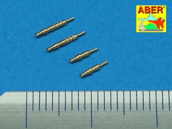 Aber A48 003 Set of 4 barrels tips for German 7.92 mm MG 17 aircraft machine guns (1/48) – image 2