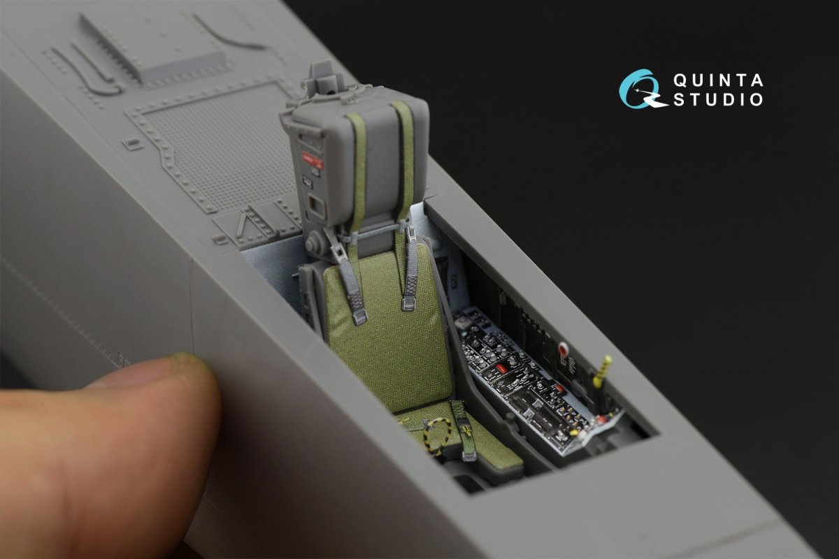 Quinta Studio QD32109 F/A-18C Late 3D-Printed &amp;amp; coloured Interior on decal paper (Academy) 1/32 – zdjęcie 10