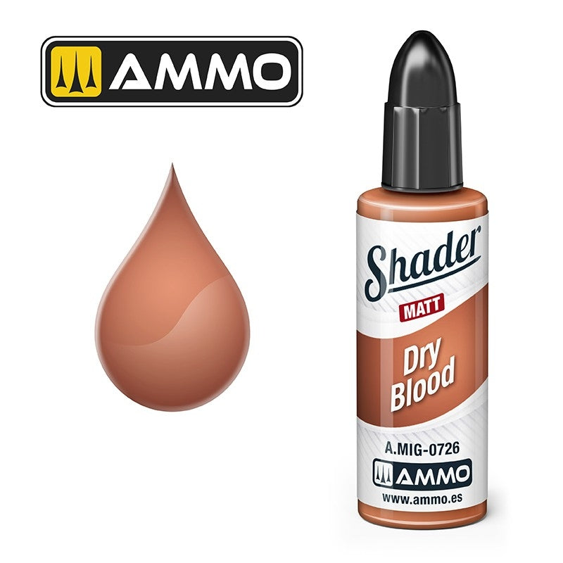 AMMO of Mig Jimenez A.MIG 0726 Dry Blood Shader Matt