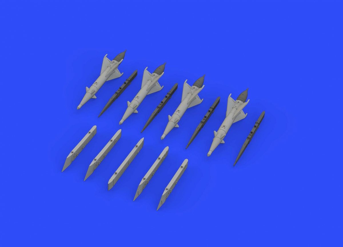Eduard 672192 RS-2US missiles w/ pylons for MiG-21 EDUARD 1/72 – immagine 2