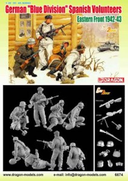Dragon 6674 German Blue Division Spanish Volunteers, Eastern Front 1942-43 1/35 – image 4