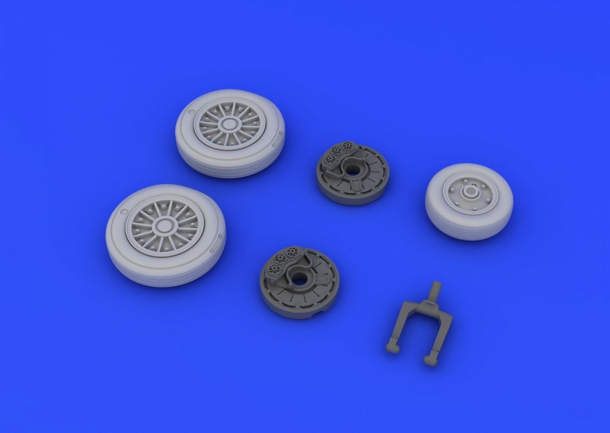 Eduard 648213 A-4E wheels early 1/48 (EDUARD, HASEGAWA) – image 4