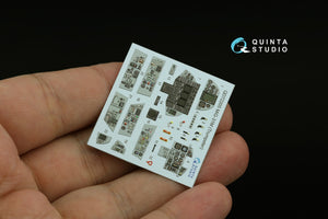 Quinta Studio QD72205 MiG-31M 3D-Printed &amp;amp; coloured Interior on decal paper (Trumpeter) 1/72 – zdjęcie 6