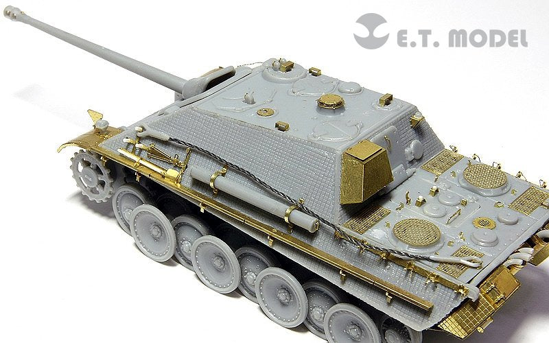 E.T. Model E72-011 WWII German Jagdpanther Early Production For DRAGON Kit 1/72 – zdjęcie 4