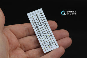 Quinta Studio QD48566 British WWII Cockpit instrument gauges 3D-Printed &amp;amp; coloured Interior on decal paper (All Kits) 1/48 – zdjęcie 4