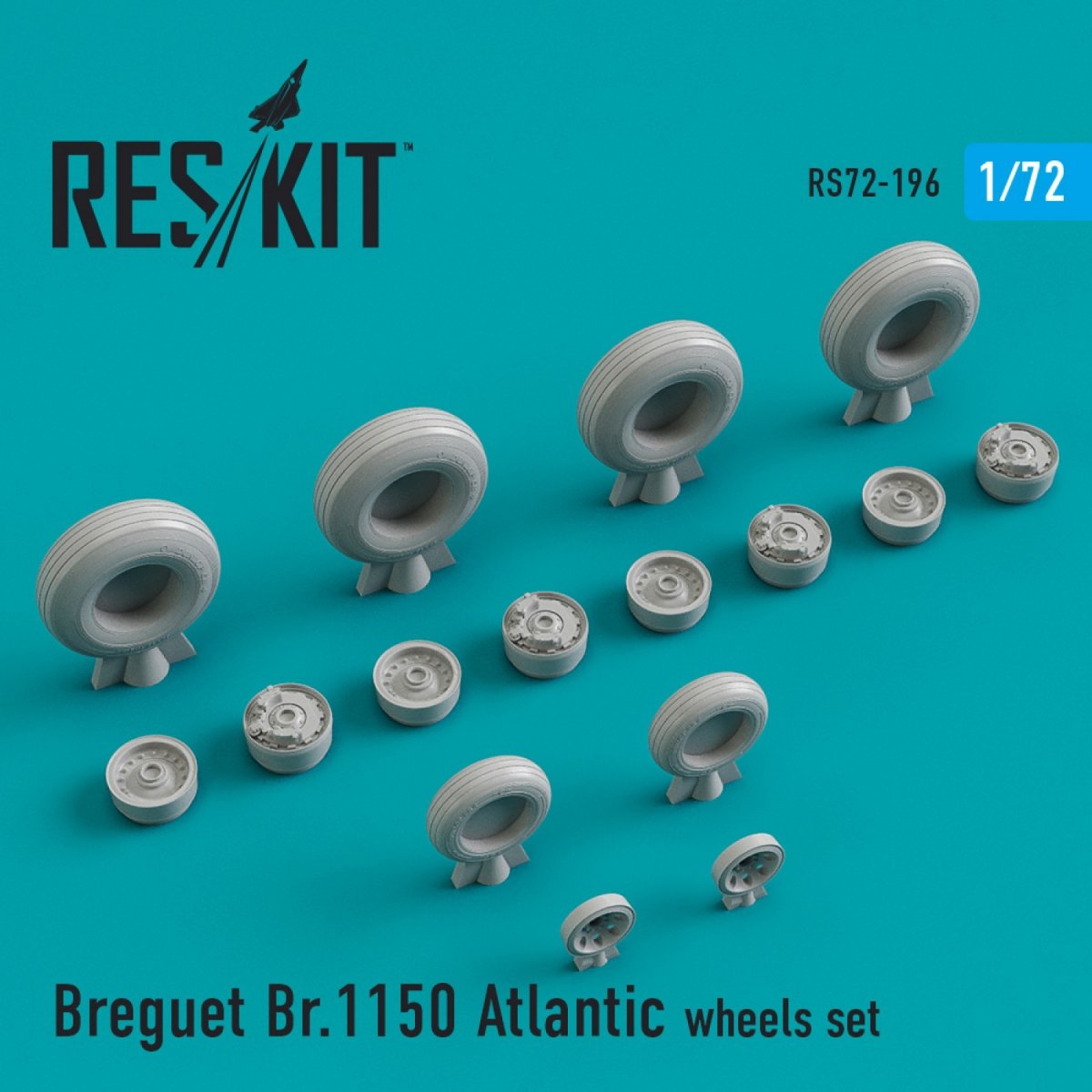 RESKIT RS72-0196 BREGUET BR.1150 "ATLANTIC" WHEELS SET 1/72