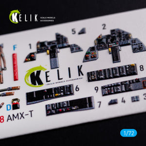 KELIK K72088 AMX-T interior 3D decals for Italeri kit 1/72 – zdjęcie 6