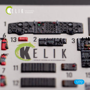 KELIK K72144 HC.1 Chinook - interior 3D decals for Airfix kit 1/72 – zdjęcie 3