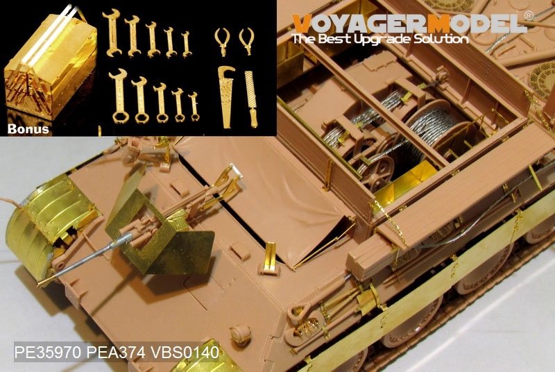 Voyager Model PE35970 WWII German Bergepanther Ausf.A (Late type,Panther G tool holders) Basic For MENG SS-015 1/35 – image 20