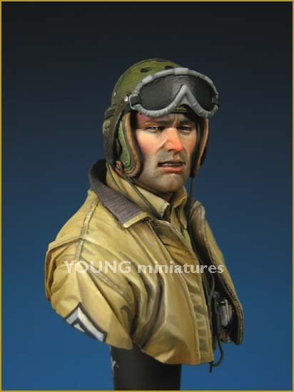 Young Miniatures YM1808 U.S. TANK CREW Europe WWII 1/10 – zdjęcie 7