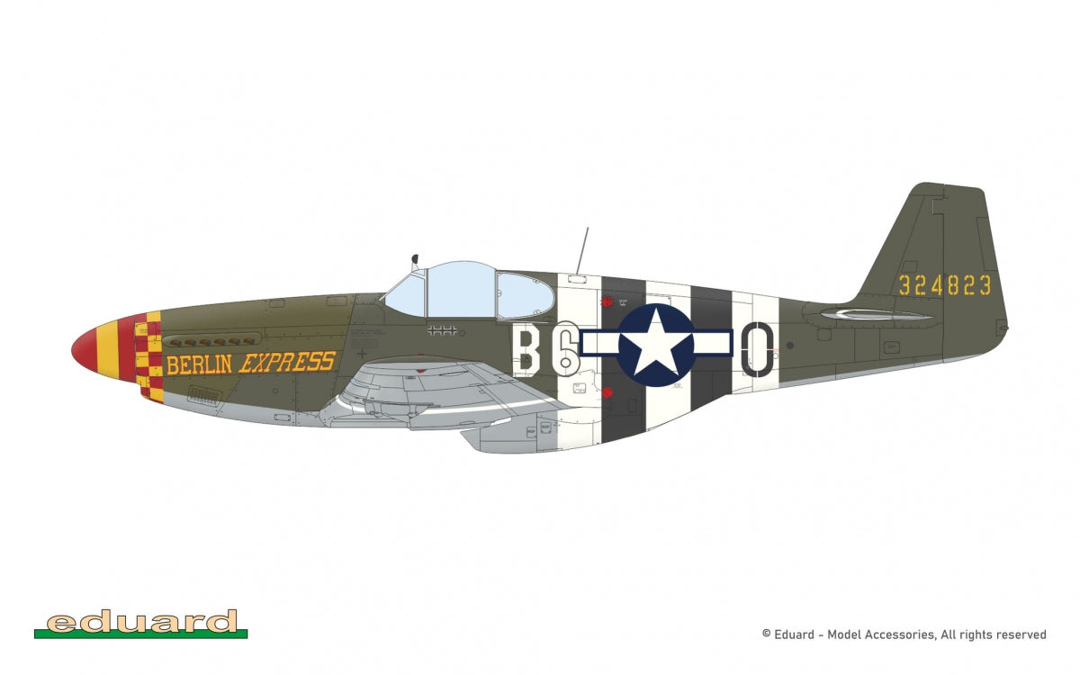 Eduard 82176 P-51B Mustang Malcolm Hood Canopy - The ProfiPACK Edition 1/48 – zdjęcie 6