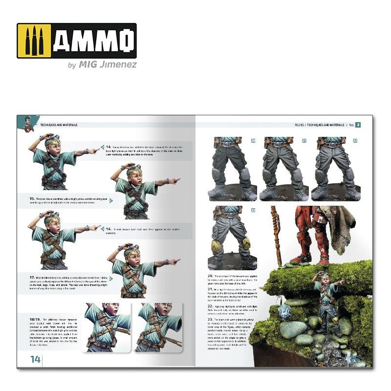 Ammo of Mig Jimenez 6222 ENCYCLOPEDIA OF FIGURES MODELLING TECHNIQUES VOL. 2 - TECHNIQUES &amp;amp; MATERIALS (English) – zdjęcie 2
