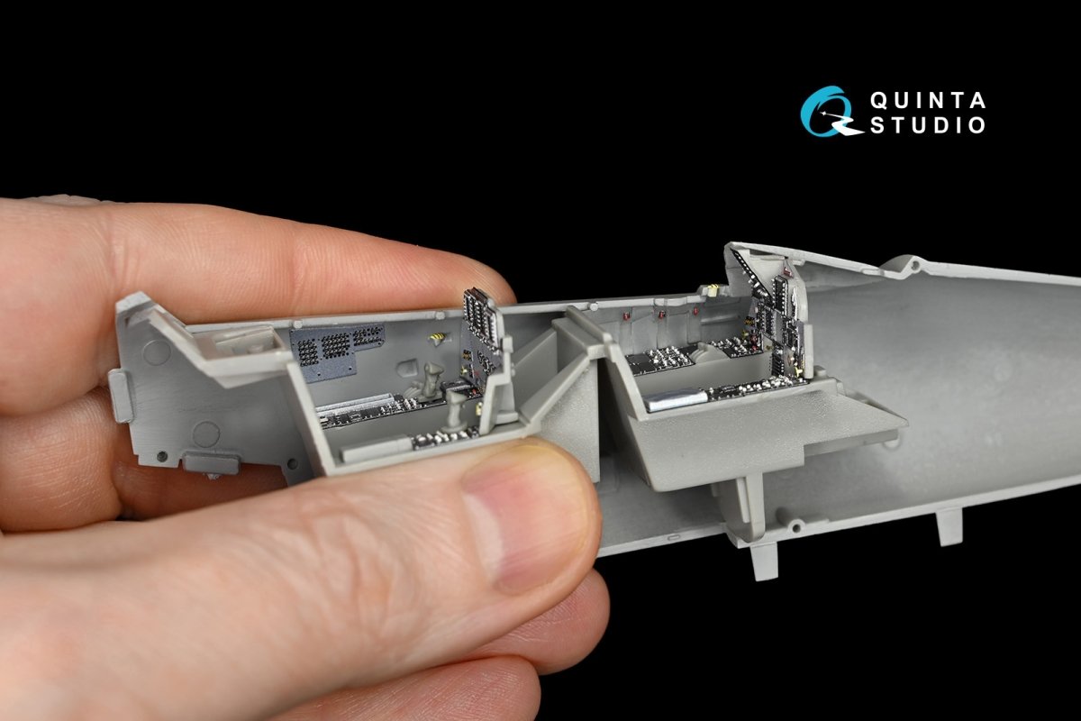 Quinta Studio QD48052 F-15E 3D-Printed &amp;amp; coloured Interior on decal paper (for Revell kit) 1/48 – zdjęcie 12