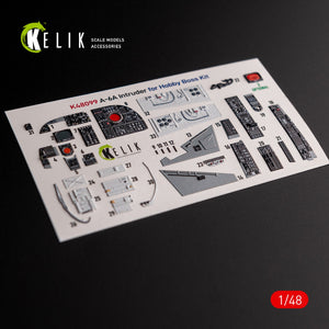 KELIK K48099 A-6A Intruder - interior 3D decals for HobbyBoss kit 1/48 – zdjęcie 2