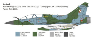 Italeri 90023 Dassault Mirage 2000 B/D 1/72 – image 5