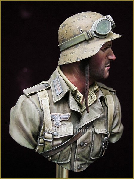 Young Miniatures YM1839 Infanterie allemande DAK Afrique du Nord Seconde Guerre mondiale 1943 1/10  – image 7